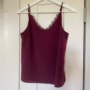 Banana Republic Lace Trim Tank